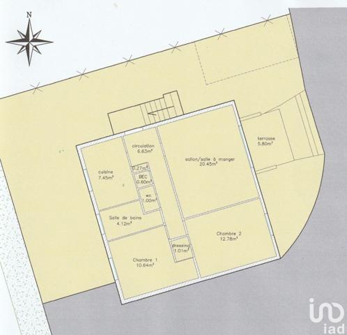 Maison 3 pièces de 65 m² à Jard-sur-Mer (85520)