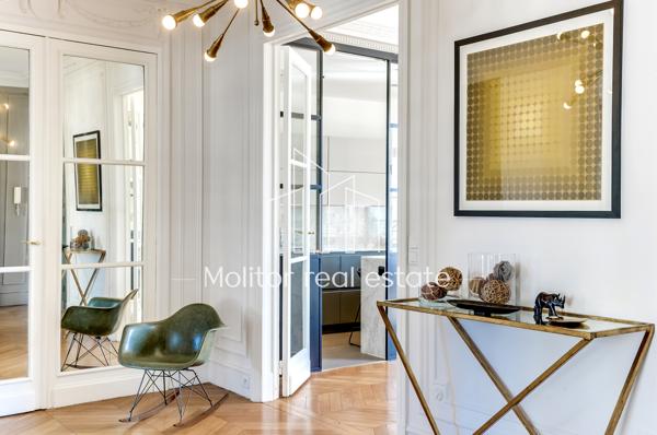 Appartement Haussmannien 164,74 m² Carrez - 7 pièces - 4 chambres - Paris 16? (La Muette / Passy)