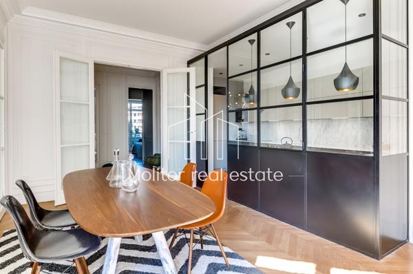Appartement Haussmannien 164,74 m² Carrez - 7 pièces - 4 chambres - Paris 16? (La Muette / Passy)
