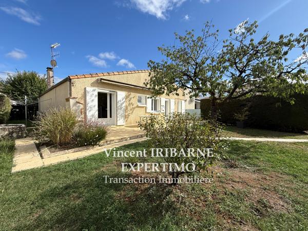 Maison de Plain-Pied, 3 Chambres, Garage et Jardin, Saintes Centre