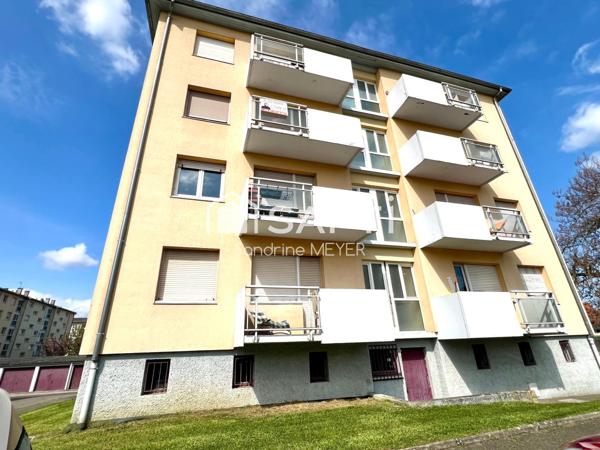 Appartement F1 32 m² avec balcon et cave