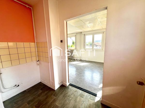 Appartement F1 32 m² avec balcon et cave