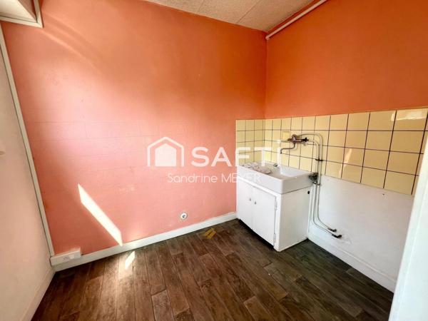 Appartement F1 32 m² avec balcon et cave