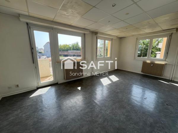 Appartement F1 32 m² avec balcon et cave