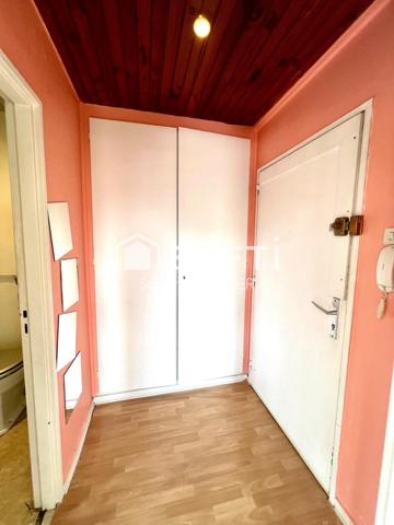 Appartement F1 32 m² avec balcon et cave