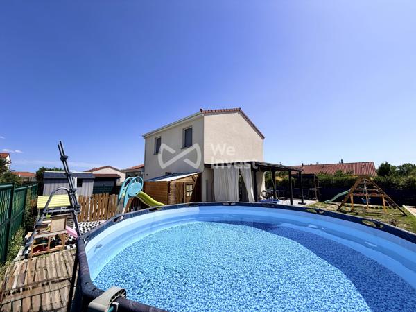 Villa récente de type 4 sur deux niveaux, jardin