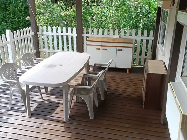 Terrain de loisirs avec mobile home