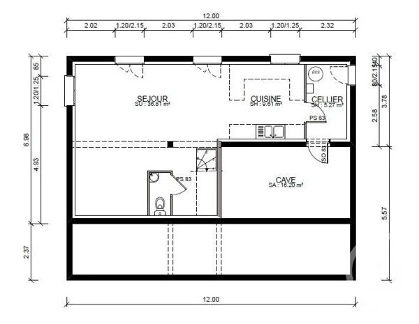 Terrain à vendre  991 m 2   BESANCON  - 25