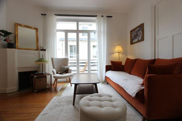 L'ÉLÉGANT APPARTEMENT TYPE 3 DE CHARME, AU CENTRE-VILLE, PARQUETS MASSIFS & BEAUX VOLUMES, AVEC BALCON. - A QUIMPER Quimper CENTRE Quimper PROCHE CENTRE