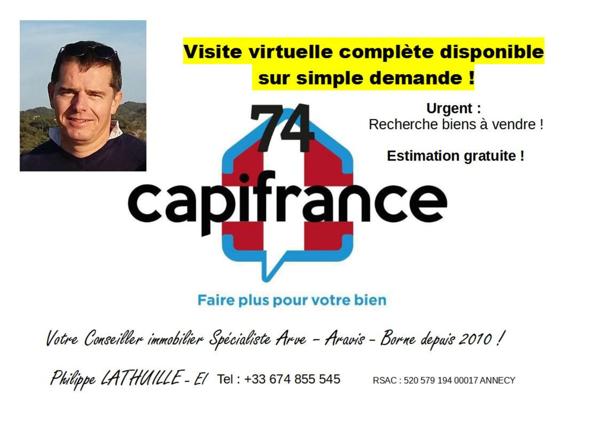 Dpt Haute Savoie (74), à vendre AYZE Ferme dans son jus - 450m² - Terrain 760m².