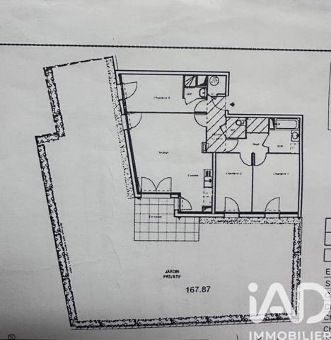 Appartement à vendre 4 pièces 80 m² Trappes