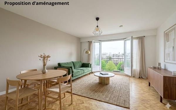 Appartement à vendre    3 pièces • 75,90 m2 Vanves