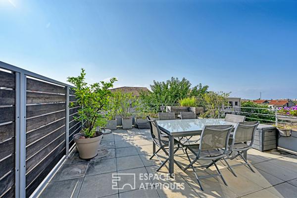 Appartement singulier rénovée avec terrasse