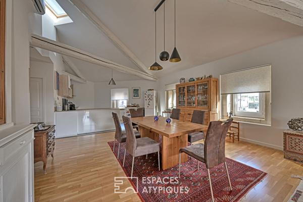 Appartement singulier rénovée avec terrasse