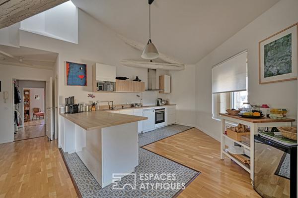 Appartement singulier rénovée avec terrasse