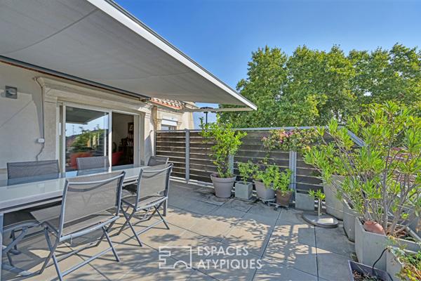 Appartement singulier rénovée avec terrasse