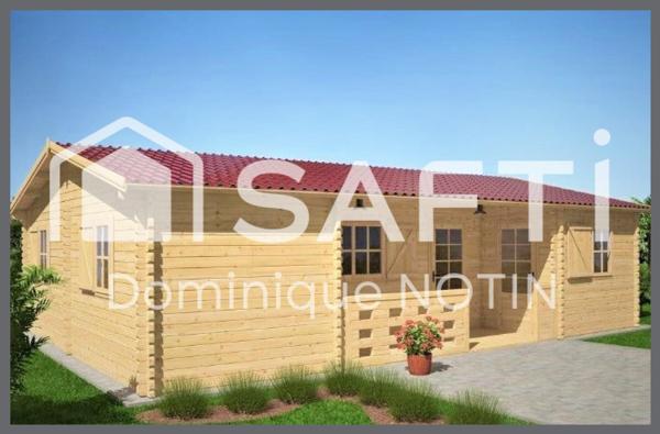 Chalets sur terrain 530m² avec Vue en Val de Saône