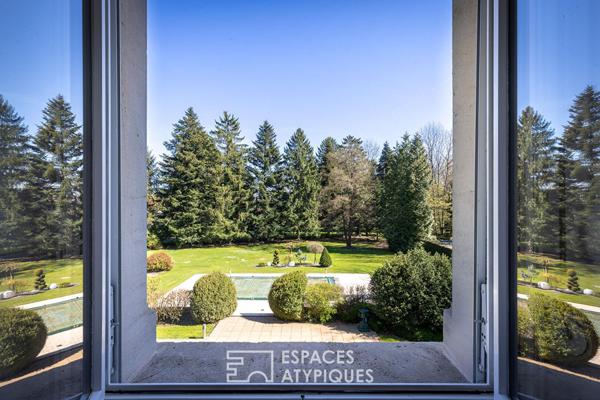 Maison de maître rénovée dans parc clos avec accès rivière