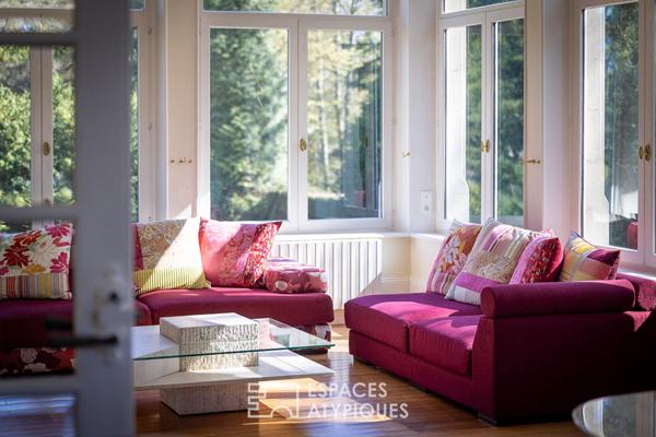Maison de maître rénovée dans parc clos avec accès rivière