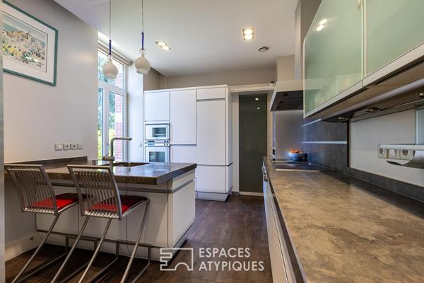 Maison de maître rénovée dans parc clos avec accès rivière
