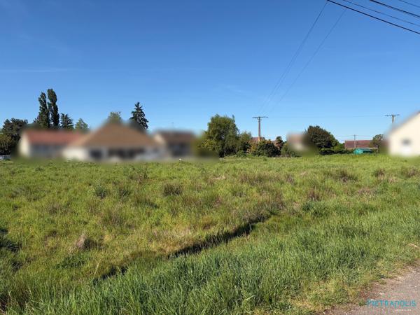 Terrain constructible 1665 m² – Saint-Martin-en-Bresse (71620)