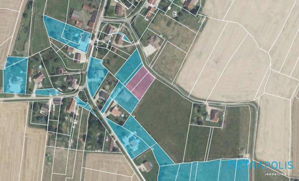 Terrain constructible 1665 m² – Saint-Martin-en-Bresse (71620)