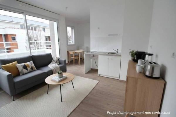 Appartement 2 pièces                                        - 44470 Carquefou - Centre Réf : 12296