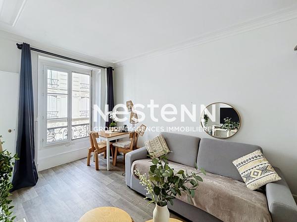 Charmant et lumineux studio de 21.14 m² - secteur Pont Cardinet / Rome