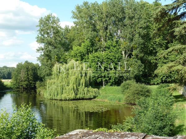 CHÂTEAU FORT DU XVème siècle, REMANIE AU XIXème siècle, DOMINANT LA RIVIERE