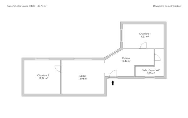 Appartement Paris 15 e - COMMERCE / LETELLIER