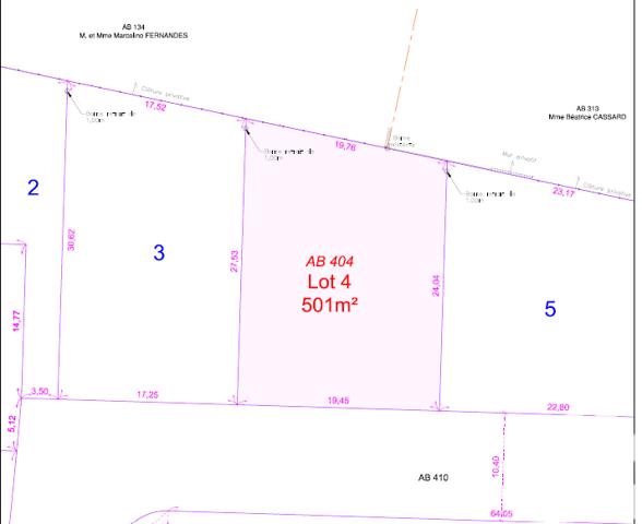 Terrain à vendre 466 m² Seilh