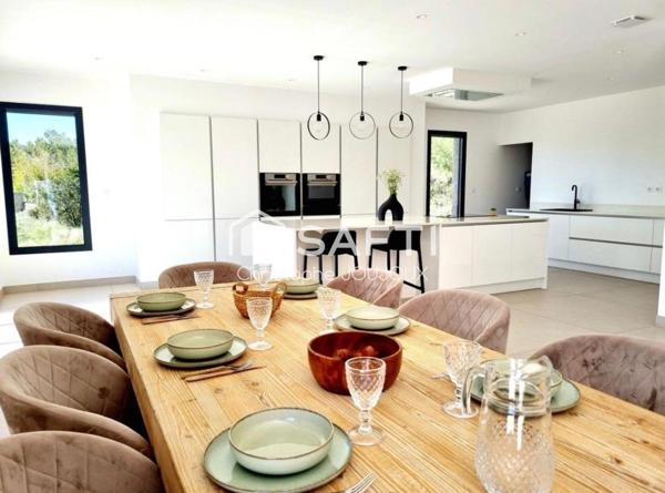 Maison familiale avec piscine et grand terrain