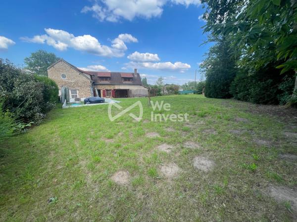 Maison ancienne de 130m2, 4 chambres- beau terrain de 1283m2