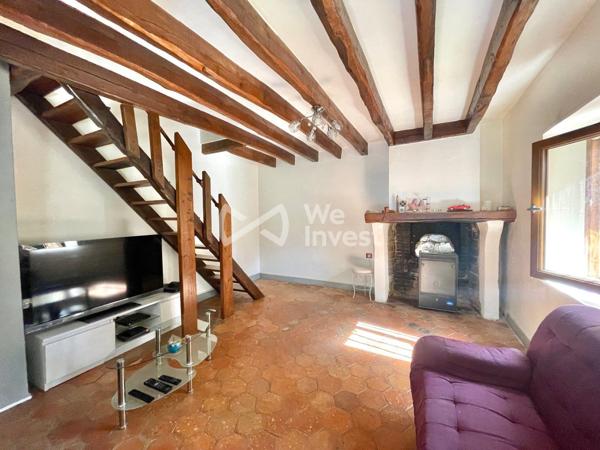 Maison ancienne de 130m2, 4 chambres- beau terrain de 1283m2