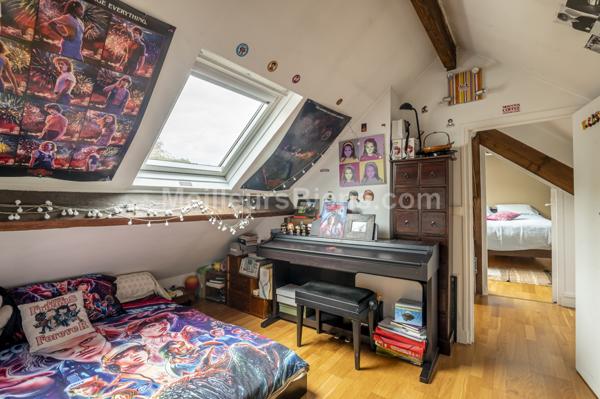 Duplex de charme, dernier étage, centre-ville.