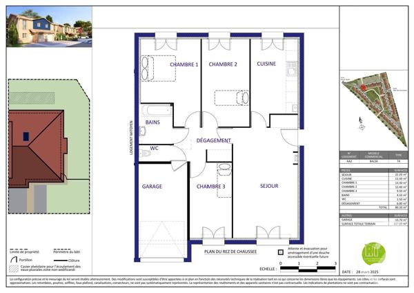 Maison à vendre  4 pièces - 80,30 m 2   BIGANOS  - 33