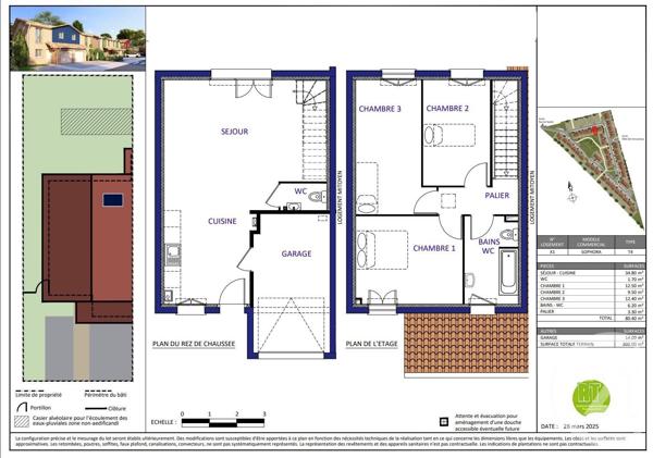 Maison à vendre  4 pièces - 80,30 m 2   BIGANOS  - 33