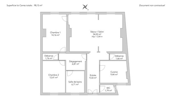 Appartement Paris 17e - VILLIERS / PRONY