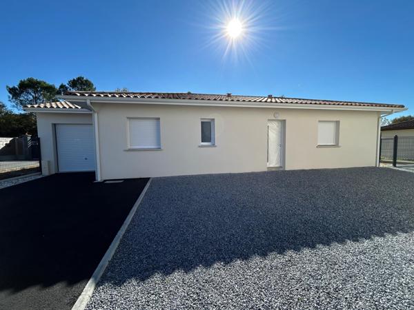 BELIN-BÉLIET – Maison neuve 85 m² avec garage sur terrain de 504 m²
