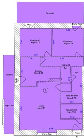 Appartement de plain-pied, en RDC d'une maison, à vendre à SEYSSEL (01), avec terrasse, à 40 mn d'Aix-les-Bains, 50 mn de Genève et 1H30 de Lyon.