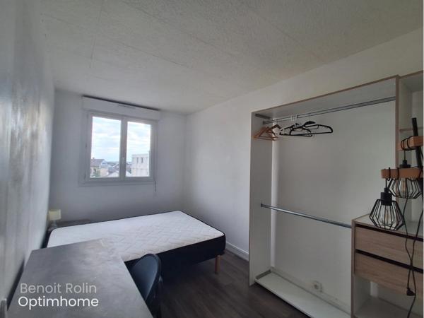 Le Mans – PONTLIEUE | T4 MEUBLÉ DE 60 M² – 3 Chambres – rentabilité brute d'environ 8,5%