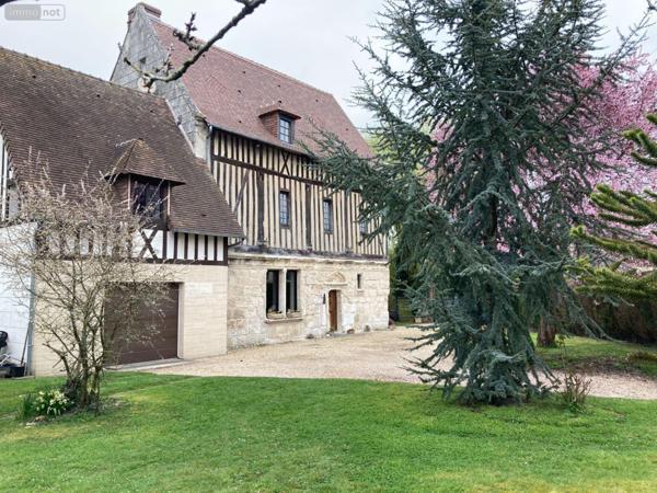 Manoir à vendre à Beaumont-le-Roger dans l'Eure (27170), ref : 27046-65