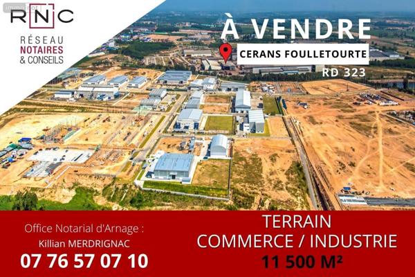 Local industriel à vendre à Le Mans dans la Sarthe (72000), ref : 72122-1422