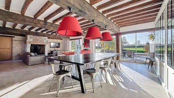 Maison Normande dexception  6 chambres, piscine, DPE A/A, aux portes de Deauville