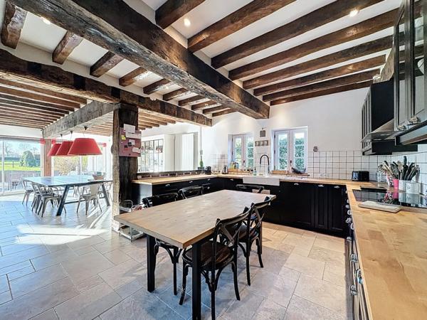 Maison Normande dexception  6 chambres, piscine, DPE A/A, aux portes de Deauville