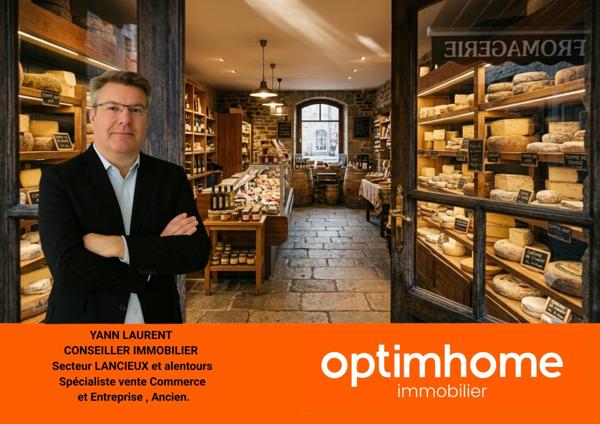 – FROMAGERIE & ÉPICERIE FINE – EMPLACEMENT DE QUALITÉ proche LANGUEUX (22)