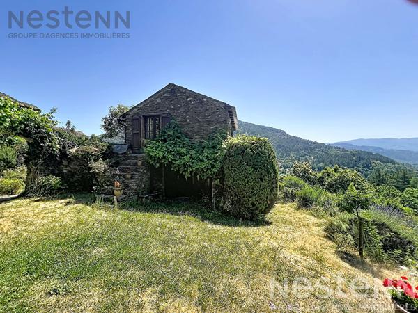 Mas cévenol d'exception à Saint-Germain-de-Calberte ? 8 hectares, 3 gîtes, vue panoramique et rivière