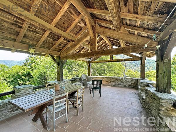 Mas cévenol d'exception à Saint-Germain-de-Calberte ? 8 hectares, 3 gîtes, vue panoramique et rivière