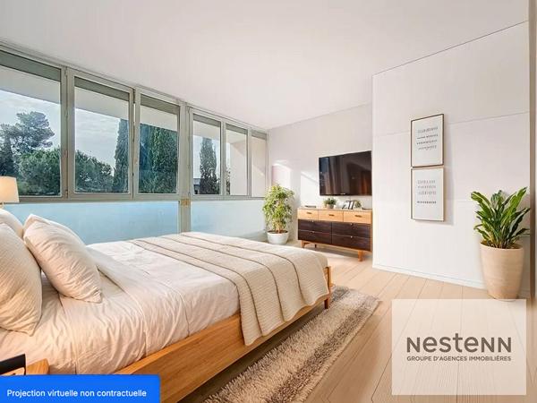 A vendre appartement de 69 m² 3 pièces en duplex avec grand balcon à Montpellier