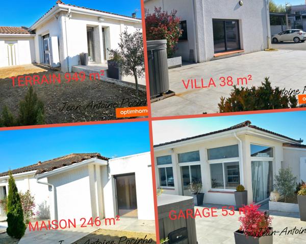 Propriété 283 m² à vendre composition maison + maisonnette + Double garage - 10 pièces -  (31. Plaisance du Touch)